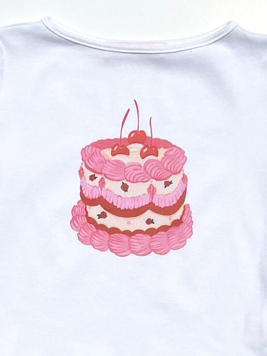 Lisa Says Gah Tops - Lisa Says Gah Birthday Cake Baby Tee